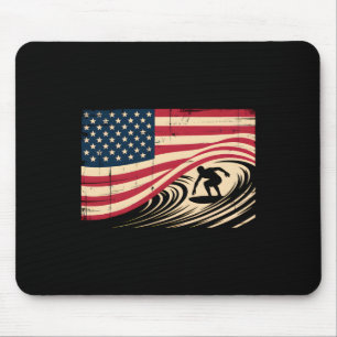 Cool Surfen Voor Mannen Vrouwen 4 Juli Amerikaanse Muismat