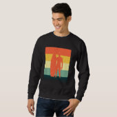 Cool Surfer For Men Boys Retro Surfboard Trui (Voorkant volledig)