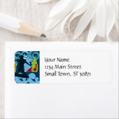 Cool Surfer guy Surfing Beach Ocean Surf Waves Etiket (Insitu)