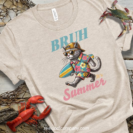 Cool Surfer T-shirt Bruh Het Is Zomer