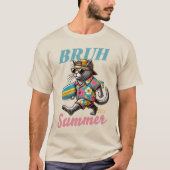 Cool Surfer T-shirt Bruh Het Is Zomer (Voorkant)