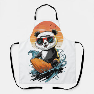 Cool Surfing Panda Beer Schort