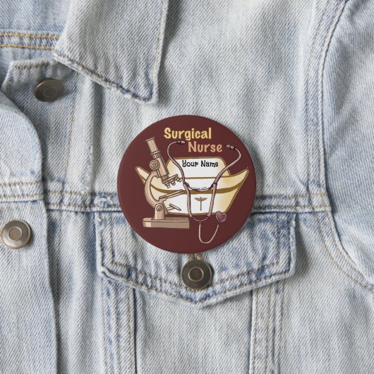 Cool Surgical Nurse Pin Ronde Button 7,6 Cm (In situ)