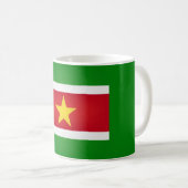 Cool Suriname Flag Koffiemok (Voorkant rechts)