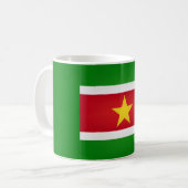 Cool Suriname Flag Koffiemok (Voorkant links)