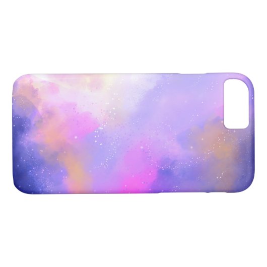 Cool Surreal Clouds Waterverf Design Case-Mate iPhone Case (Achterkant (Horizontaal))