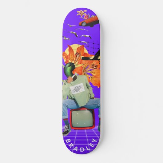 Cool Surreal Funny Unieke aangepaste persoonlijke  Persoonlijk Skateboard (Voorkant)