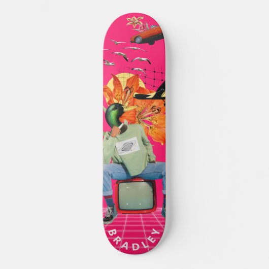 Cool Surreal Funny Unieke aangepaste persoonlijke  Persoonlijk Skateboard (Voorkant)
