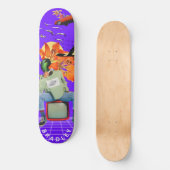Cool Surreal Grappig Uniek Persoonlijke Naam Persoonlijk Skateboard (Voorkant)