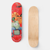 Cool Surreal Grappig Uniek Persoonlijke Naam Persoonlijk Skateboard (Voorkant)