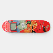 Cool Surreal Grappig Uniek Persoonlijke Naam Persoonlijk Skateboard (Horizontaal)