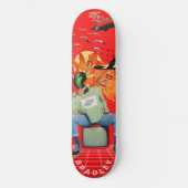 Cool Surreal Grappig Uniek Persoonlijke Naam Persoonlijk Skateboard (Voorkant)
