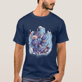 Cool SUSHI Dragon Graphics Japanse Food Manga T-shirt