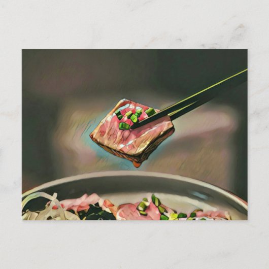 Cool sushi gift briefkaart (Voorkant)