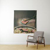 Cool sushi gift wandkleed (In situ)