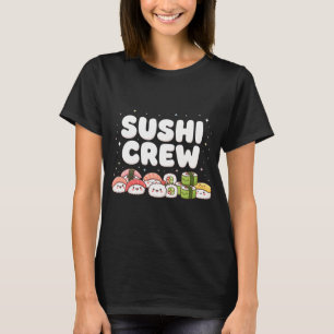 Cool Sushi Lover Shirt Sushi Crew , Kawaii Japans