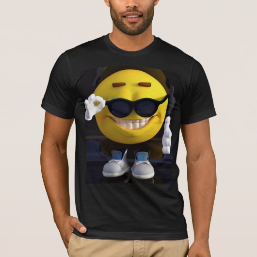 Cool Swag Emoji Tipping Shades T-shirt (Voorkant)