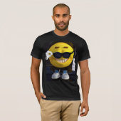 Cool Swag Emoji Tipping Shades T-shirt (Voorkant volledig)