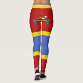 Cool Swaziland Vlag Mode Leggings (Achterkant)