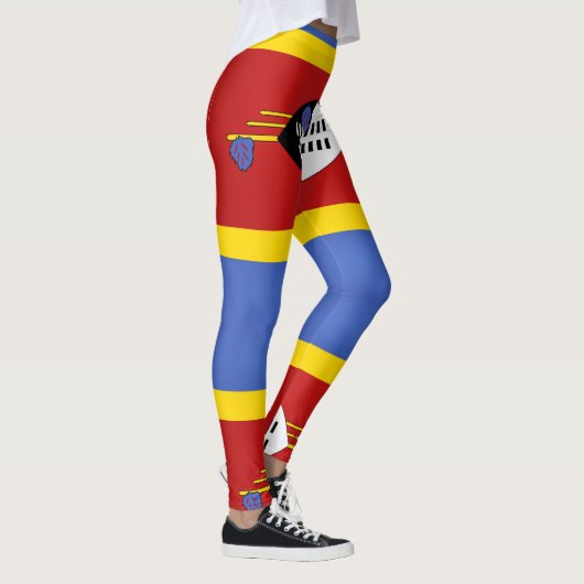 Cool Swaziland Vlag Mode Leggings (Rechts)