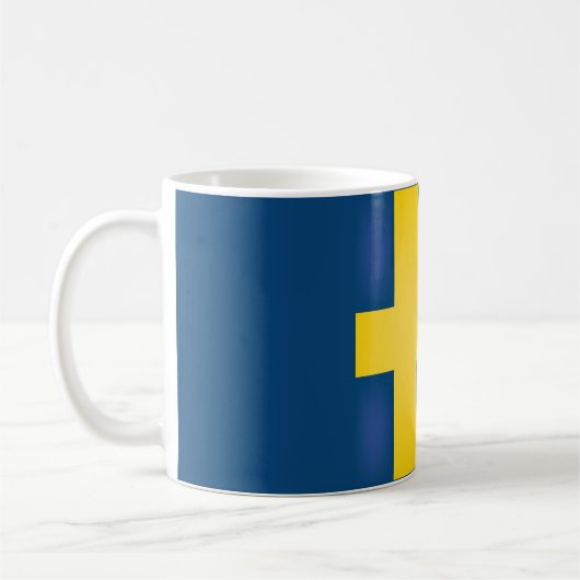 Cool Sweden Flag Koffiemok (Links)