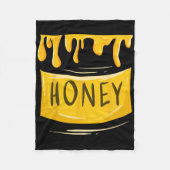 Cool Sweet Honeypot Fun Lazy Diy Halloween Kostuum Fleece Deken (Voorkant)