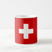 Cool Swiss Flag Koffiemok (Center)