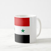 Cool Syria Flag Koffiemok (Voorkant rechts)