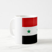 Cool Syria Flag Koffiemok (Voorkant links)