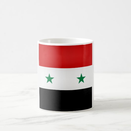 Cool Syria Flag Koffiemok (Center)