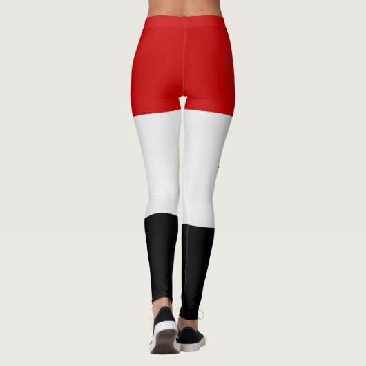 Cool Syria Flag Mode Leggings (Achterkant)