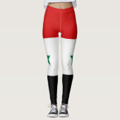 Cool Syria Flag Mode Leggings (Voorkant)