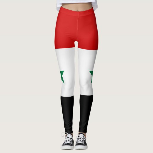 Cool Syria Flag Mode Leggings (Voorkant)