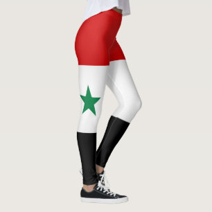 Cool Syria Flag Mode Leggings