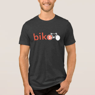 Cool T / fietswoord + grafische fiets Tri-Blend Shirt