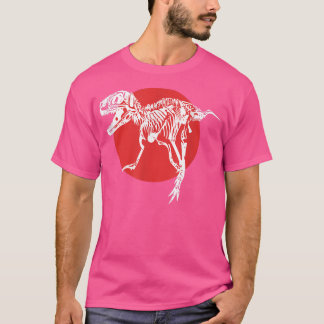 Cool T Rex Dinosaur Skeleton Botten T-Shirt