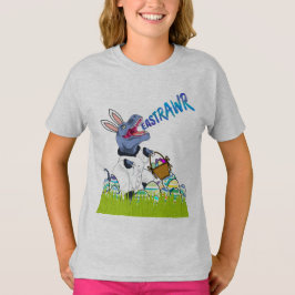 Cool T Rex Easter Basket Dinosaur Kinder Shirt Gif