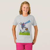 Cool T Rex Easter Basket Dinosaur Kinder Shirt Gif (Voorkant volledig)