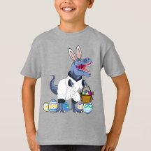 Cool T Rex Easter Basket Dinosaur Shirt Gift