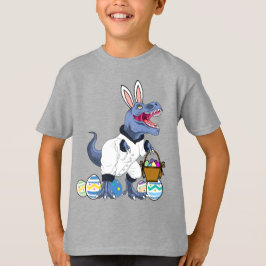 Cool T Rex Easter Basket Dinosaur Shirt Gift