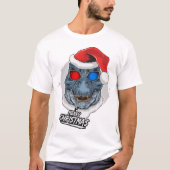 Cool T-Rex Kerstmis T-shirt (Voorkant)