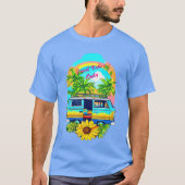 Cool T-shirt met "Only Good Vibes" Quote (Voorkant)