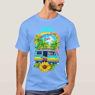 Cool T-shirt met "Only Good Vibes" Quote