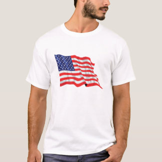 Cool T-shirt met ontwerp Amerikaanse vlag van de a