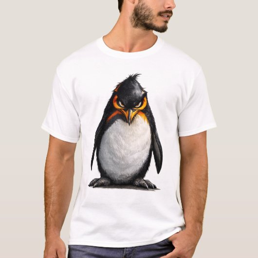 Cool T-shirt met pinguïn – Stijlvol dierontwerp (Voorkant)