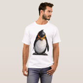 Cool T-shirt met pinguïn – Stijlvol dierontwerp (Voorkant volledig)