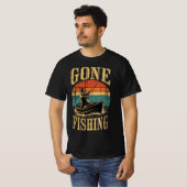 Cool T-shirt om te vissen (Voorkant volledig)