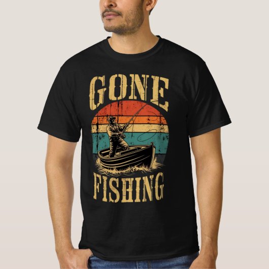 Cool T-shirt om te vissen (Voorkant)