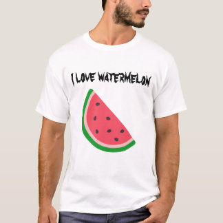 Cool T-shirt voor watermeloen en zomerliefhebbers