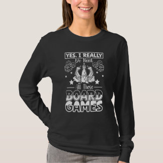 Cool tabletop Game Nights Dice Cheboard T-shirt